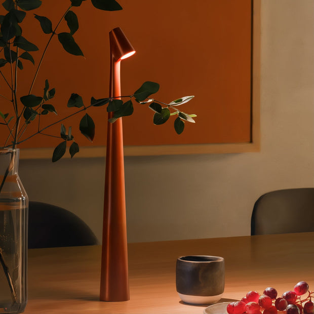 Kabellose LED Tischlampe dimmbar modern tragbar mit Akku für Innen und Außen