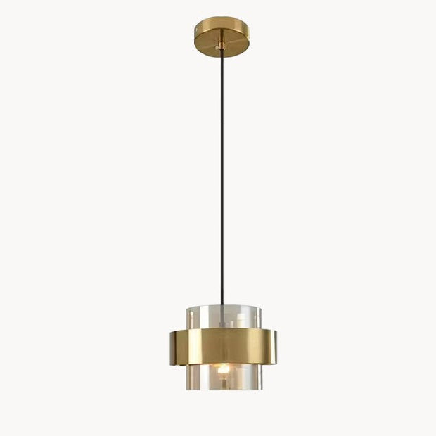 Glasviva Hängelampe mit verstellbarem 120cm Kabel - Metall & Glas E27 Deckenleuchte, AC Power, ROHS/CCC/CE zertifiziert