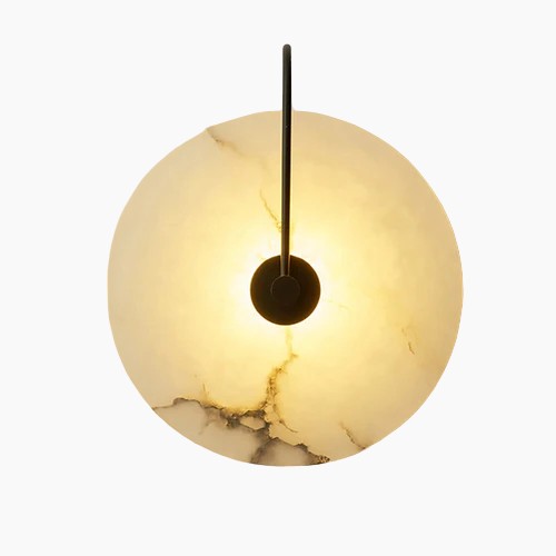 MarmorÉclat Wandlampe, LED, fest verdrahtet, umweltfreundliche Glühbirne