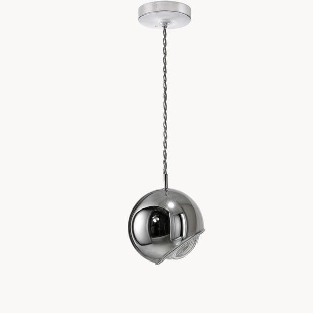 Aurélux Pendelleuchte, silberner und goldener, LED-Hängelampe, 90-260V, nicht dimmbar