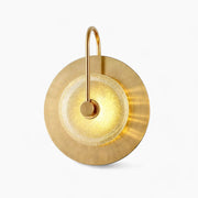 NordGlanz Wandlampe, Skandinavischer Design Messing Wandleuchter, Grün/Klarglas, E27 LED, 2/3 Köpfe
