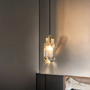 Lustra Élégance Kristallleuchte, Pendelleuchte, Kupfer & Glas, LED, 3 Lichtfarben Deckenlampen