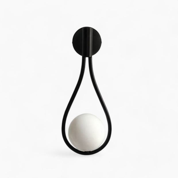 LichtLivi Wandleuchte Schwarz/Gold, G4 LED, Eisen+Glas, Up/Down Wandleuchten