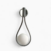 LichtLivi Wandleuchte Schwarz/Gold, G4 LED, Eisen+Glas, Up/Down Wandleuchten
