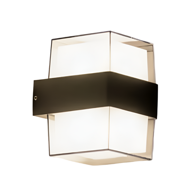 WetterLicht Eleganz Moderne LED Außenwandleuchte IP65 für Garten Balkon Terrasse
