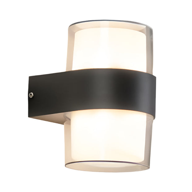 WetterLicht Eleganz Moderne LED Außenwandleuchte IP65 für Garten Balkon Terrasse