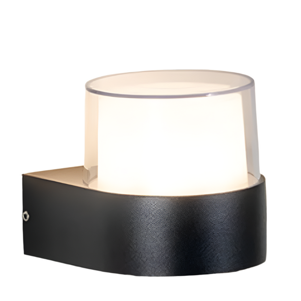 WetterLicht Eleganz Moderne LED Außenwandleuchte IP65 für Garten Balkon Terrasse