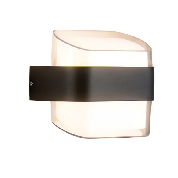 WetterLicht Eleganz Moderne LED Außenwandleuchte IP65 für Garten Balkon Terrasse