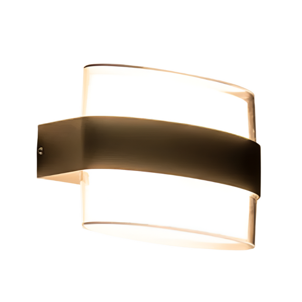 WetterLicht Eleganz Moderne LED Außenwandleuchte IP65 für Garten Balkon Terrasse