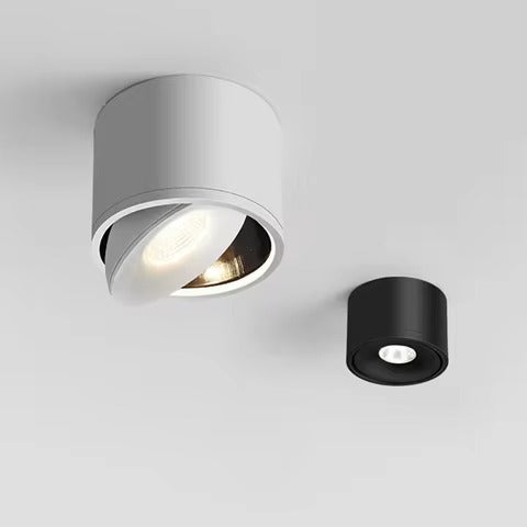 Moderne LED Deckenleuchte dimmbar 360 Grad drehbar Aluminium Wohnzimmer Schlafzimmer