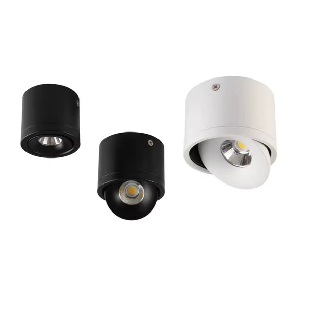 Moderne LED Deckenleuchte dimmbar 360 Grad drehbar Aluminium Wohnzimmer Schlafzimmer