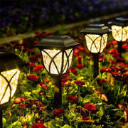Solarsäule für Außen mit LED | MARTHOVA Solenstein | Elegant, Stilvoll & Wetterfest
