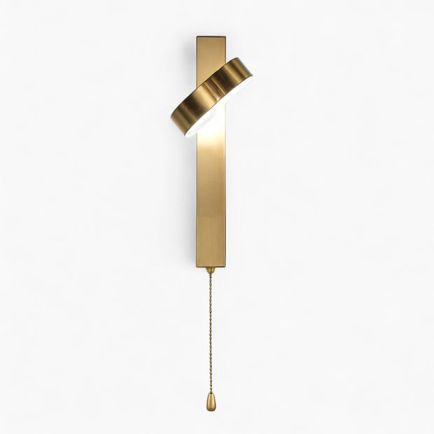 DrehLicht 350° Wandlampe, 9W LED, moderne Wandleuchte für Zuhause - Metall & Acryl, DC betrieben
