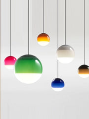 Moderne Pendelleuchte aus Nickel mit dimmbaren LEDs – LumaLinea online kaufen bei Marthova.de