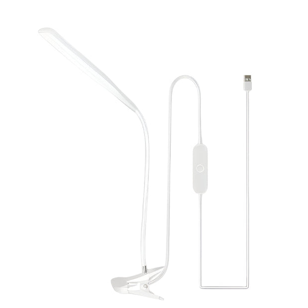 FlexiLumo LED Schreibtischlampe mit Schwanenhals und Klemme für Homeoffice und Studium