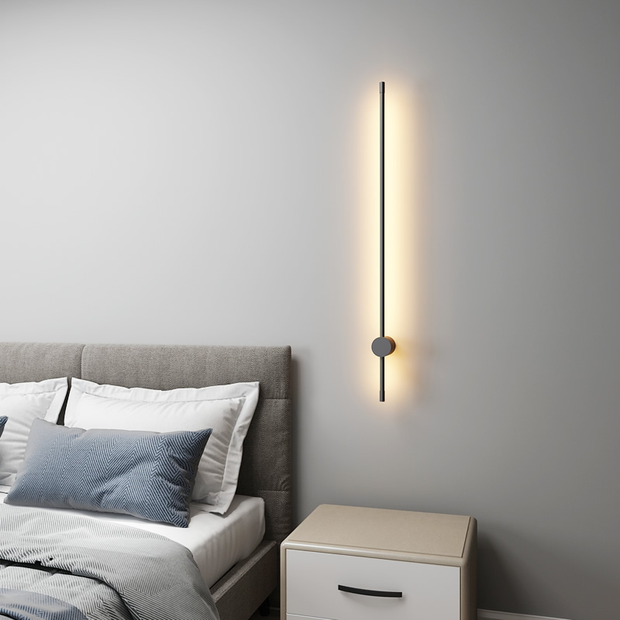 Wandlampe minimalistisch modern LED Aluminium für Flur Wohnzimmer Schlafzimmer