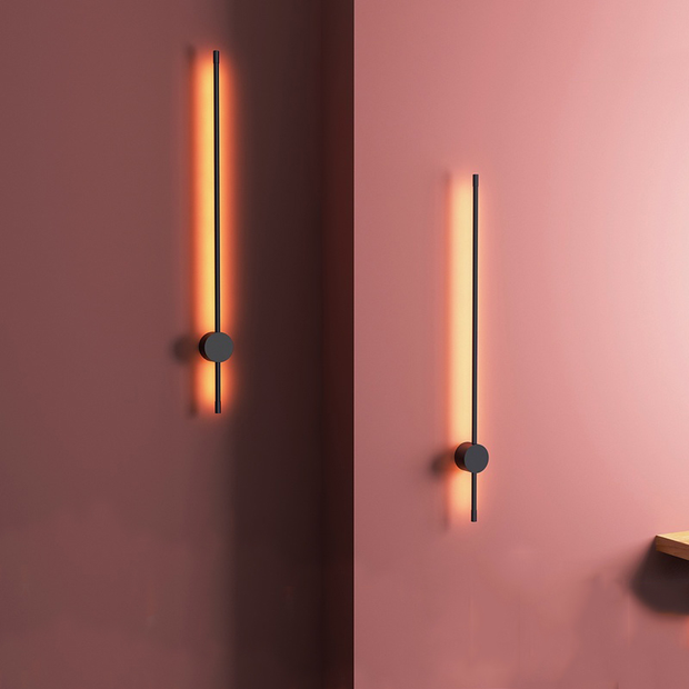 Wandlampe minimalistisch modern LED Aluminium für Flur Wohnzimmer Schlafzimmer
