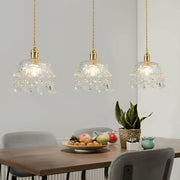 Kristall Deckenleuchte modern LED Schlafzimmer Wohnzimmer Lampe